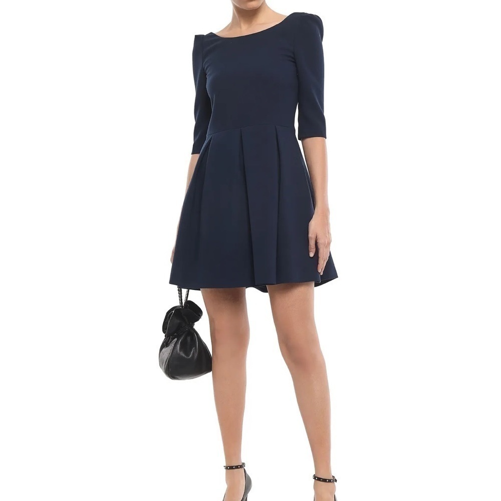 BA&SH
Vadea open-back pleated cady mini dress